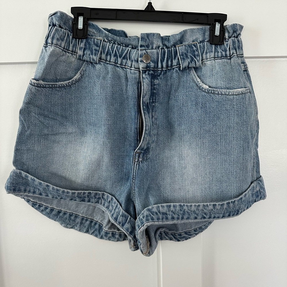 Pistola Jessa Denim Paperbag Shorts